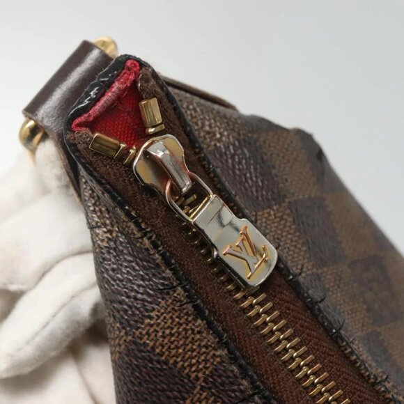 LOUIS VUITTON Damier Ebene Bloomsbury PM Shoulder Bag - Picture 12 of 16